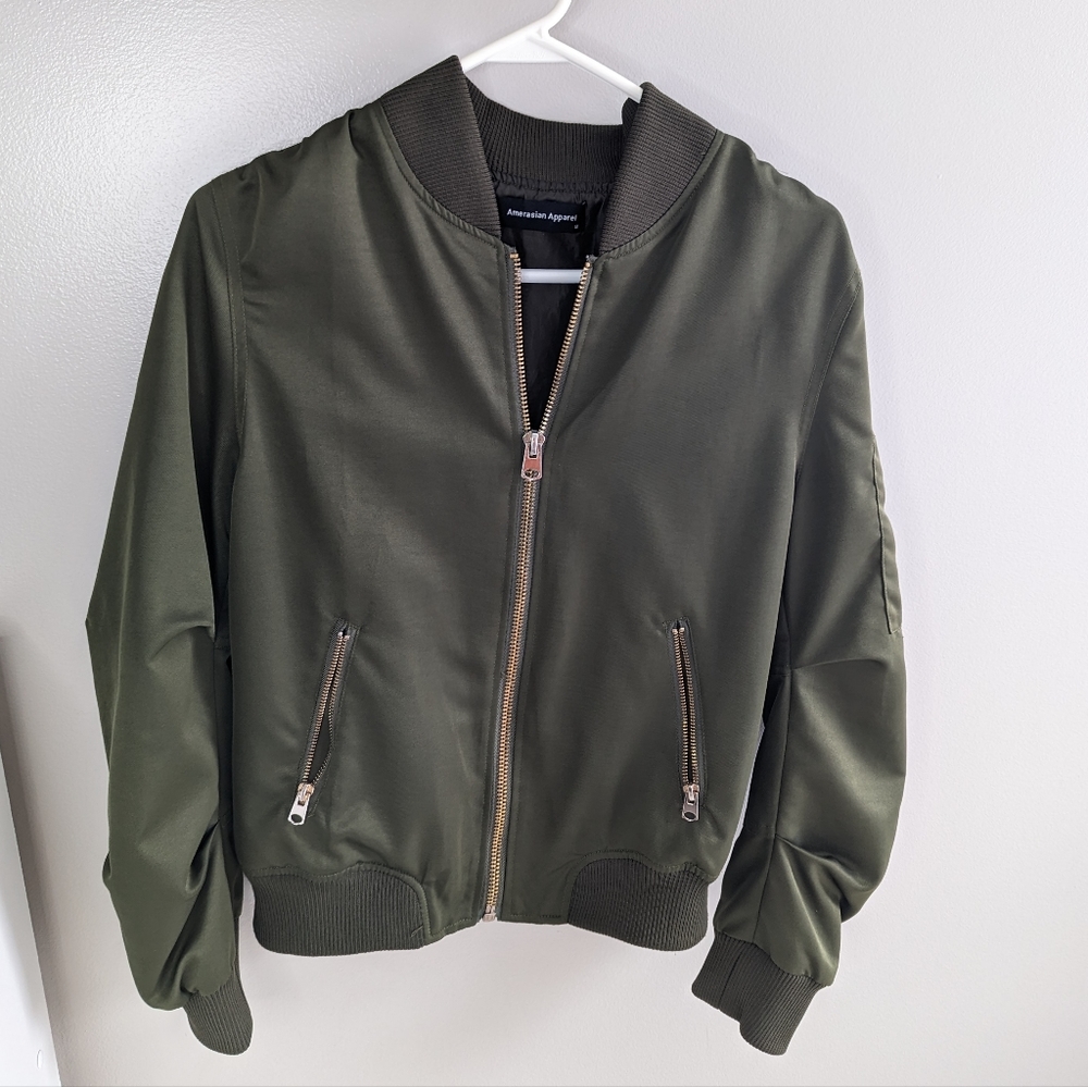 Dark Green Bomber Jacket